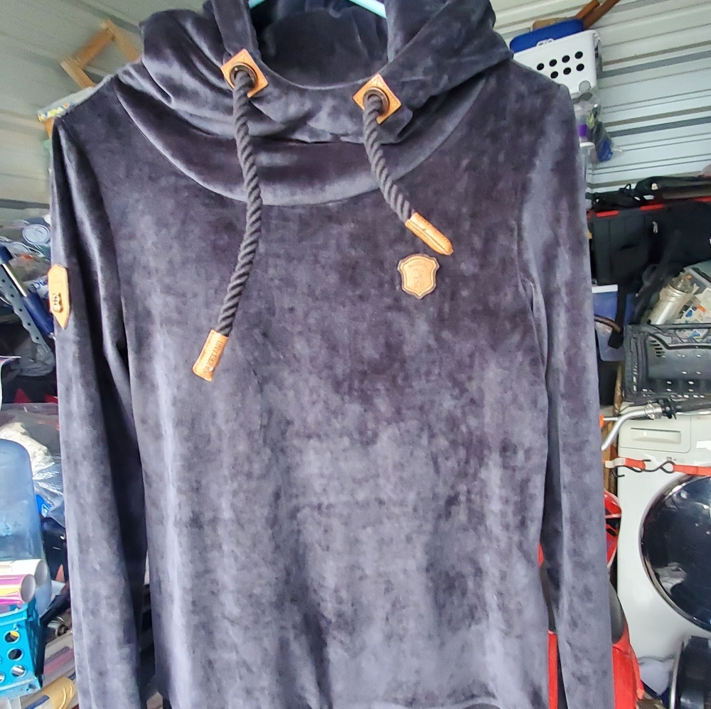 Naketano velour hooded sweater